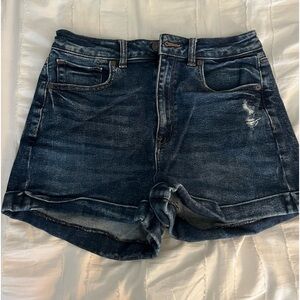 Dark wash American Eagle shorts